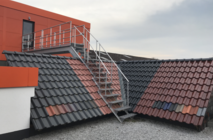 Ausstellung Treppe